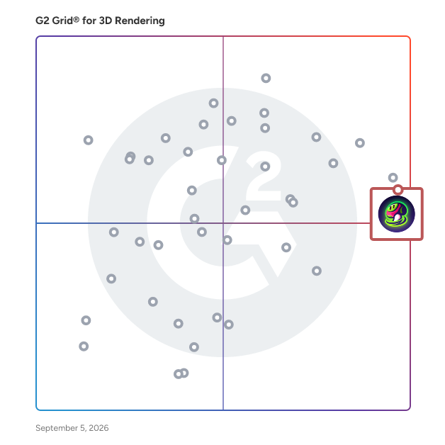 G2 Grid® for 3D Model Generation in 3D Rendering Software, highlighting the products that define this theme