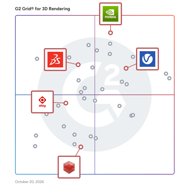 G2 Grid® for GPU-Accelerated Rendering in 3D Rendering Software, highlighting the products that define this theme