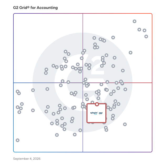 G2 Grid® for Nonprofit Accounting in Accounting Software, highlighting the products that define this theme
