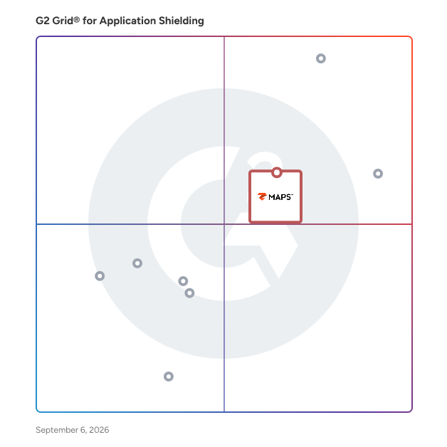 G2 Grid® for Mobile App Shielding in Application Shielding Software, highlighting the products that define this theme