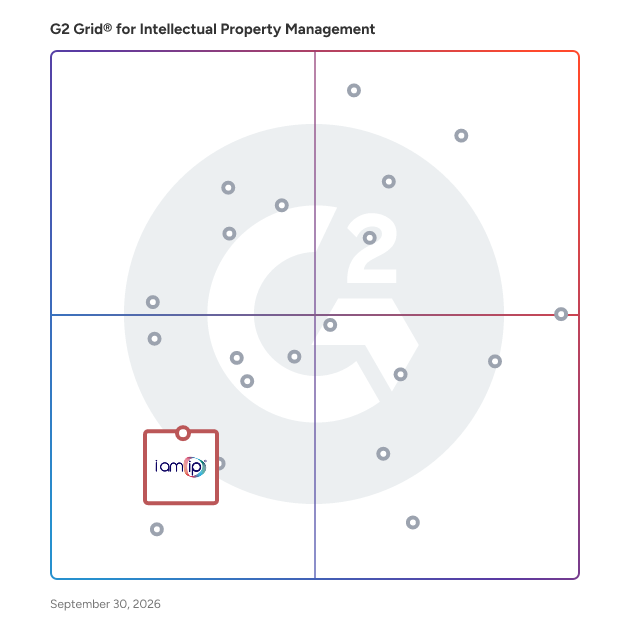 G2 Grid® for Analytics and Visualization Tools in Intellectual Property Management Software, highlighting the products that define this theme
