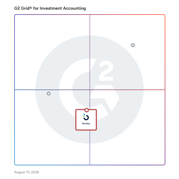 G2 Grid® for Investor Relationship Management in Investment Accounting Software, highlighting the products that define this theme