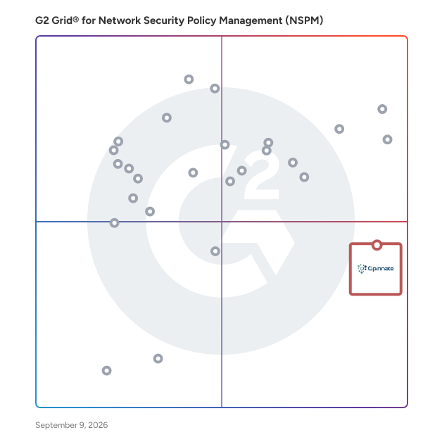 G2 Grid® for Network Security Automation in Network Security Policy Management (NSPM) Software, highlighting the products that define this theme