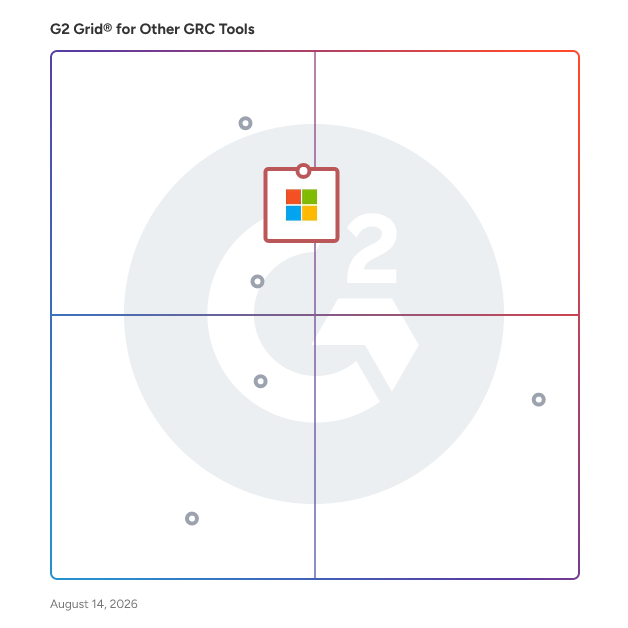 G2 Grid® for Other GRC Tools plotting products by satisfaction and market presence