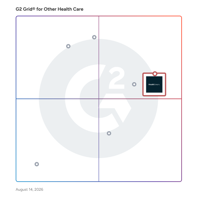 G2 Grid® for Clinical Education Management in Other Health Care Software, highlighting the products that define this theme