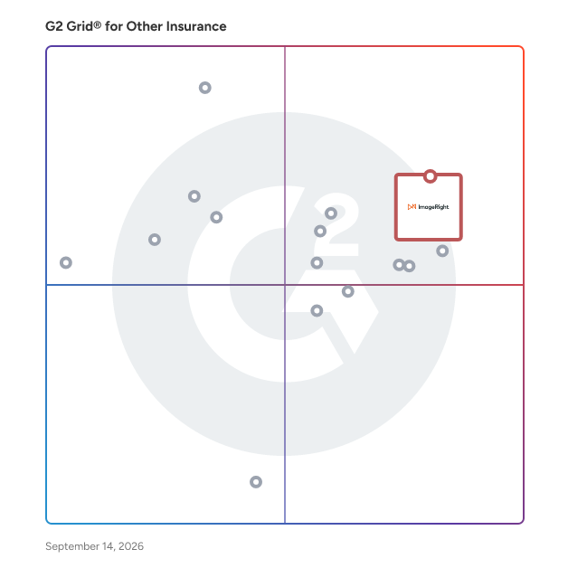 G2 Grid® for Other Insurance Software plotting products by satisfaction and market presence