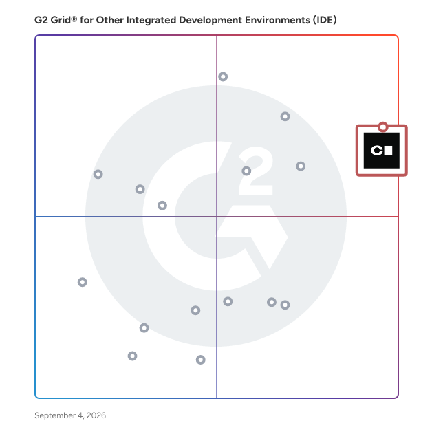 G2 Grid® for Other Integrated Development Environments (IDE) plotting products by satisfaction and market presence