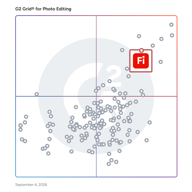 G2 Grid® for Vector Graphics Editing in Photo Editing Software, highlighting the products that define this theme