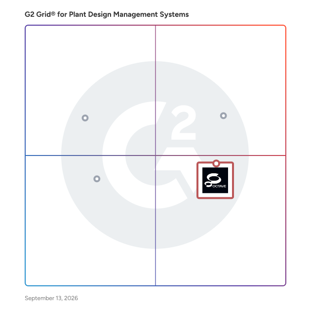 G2 Grid® for Automation in Plant Design in Plant Design Management Systems Software, highlighting the products that define this theme