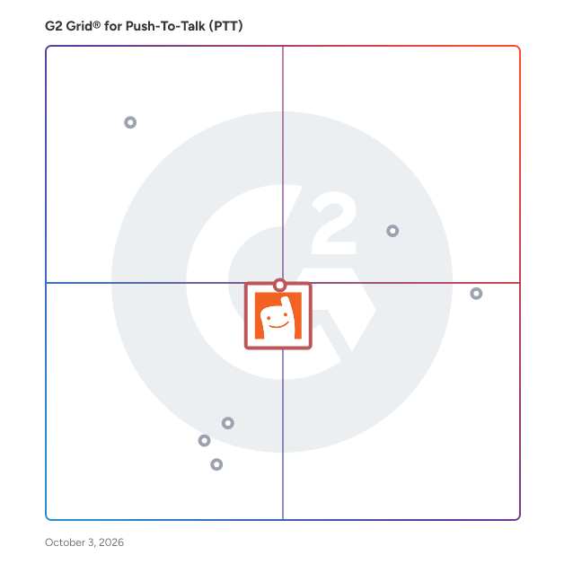 G2 Grid® for Secure and Private Communications in Push-To-Talk (PTT) Software, highlighting the products that define this theme