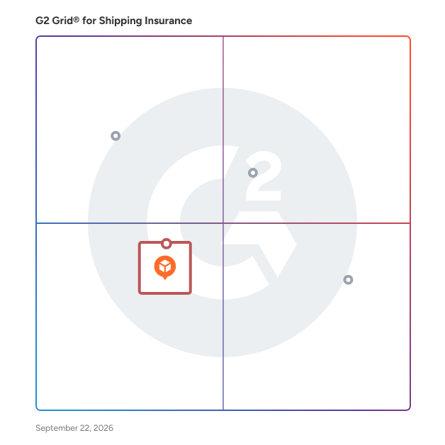 G2 Grid® for Carrier Integration in Shipping Insurance Software, highlighting the products that define this theme