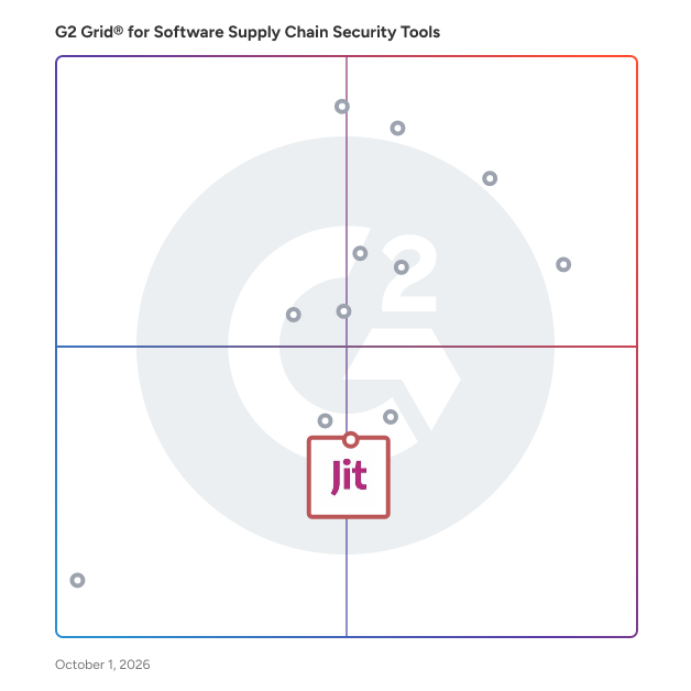 G2 Grid® for Dynamic Application Security Testing (DAST) in Software Supply Chain Security Solutions, highlighting the products that define this theme