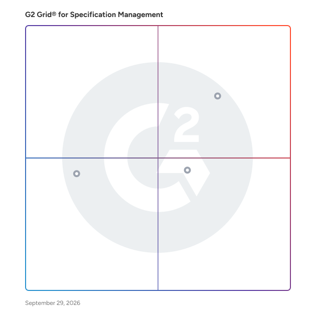 G2 Grid® for Regulatory Compliance Automation in Specification Management Software, highlighting the products that define this theme