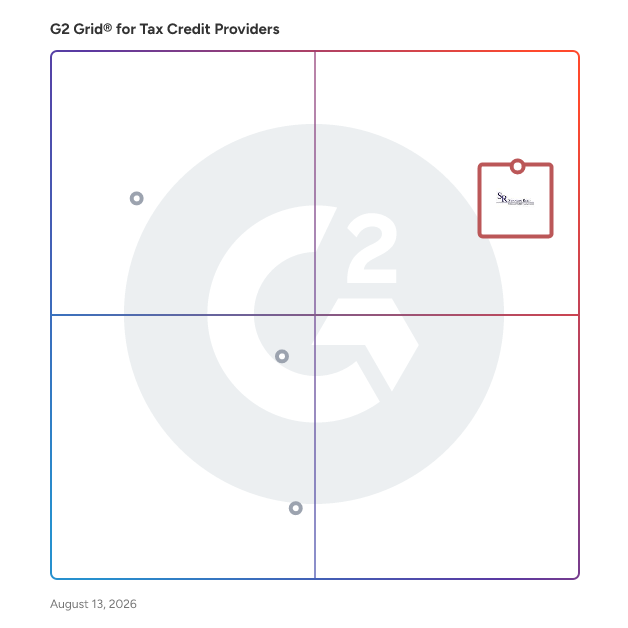 G2 Grid® for Tax Credit Providers plotting products by satisfaction and market presence