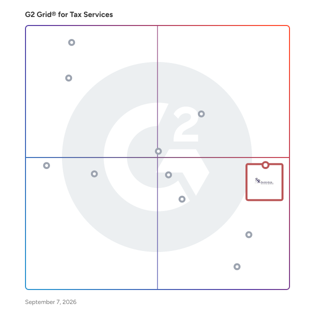 G2 Grid® for Tax Services Providers plotting products by satisfaction and market presence