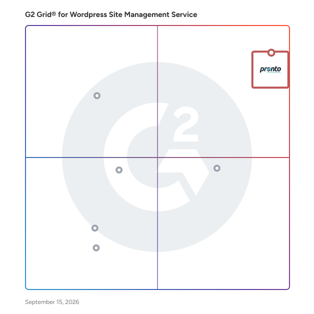 G2 Grid® for Agency Partnerships in Wordpress Site Management Service Providers, highlighting the products that define this theme
