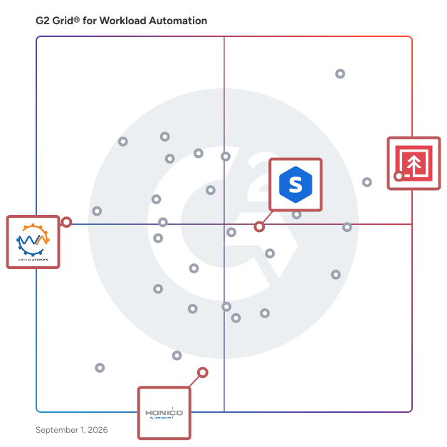 G2 Grid® for SAP Ecosystem Tools in Workload Automation Software, highlighting the products that define this theme